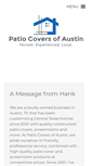 Mobile Screenshot of patiocoversofaustin.com